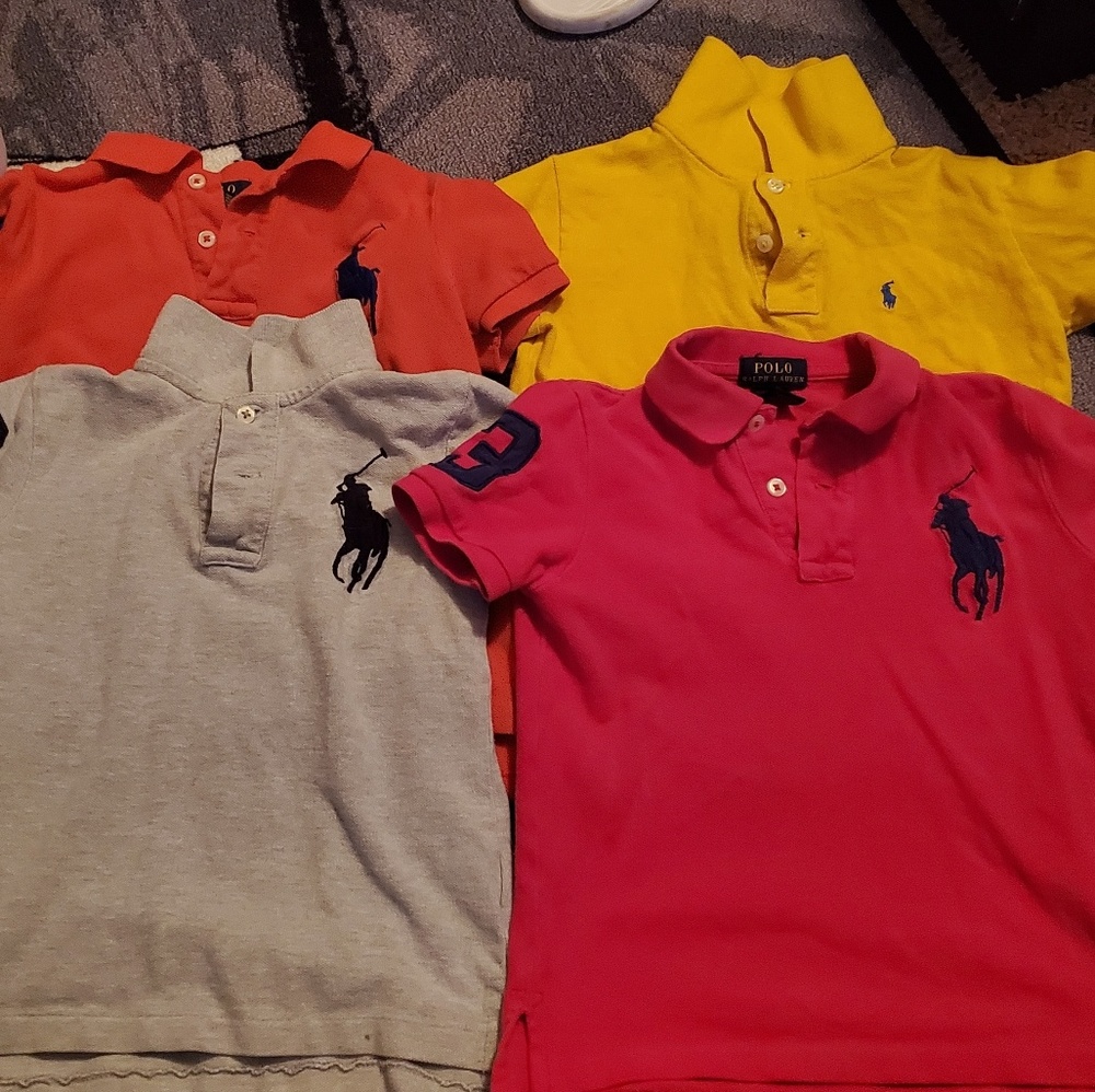 Lot - ralph lauren polos - 4 shirts